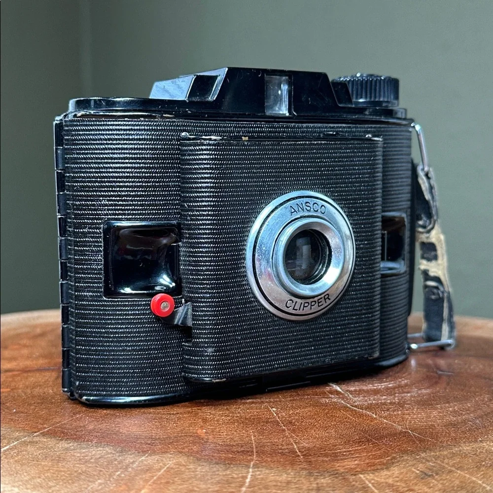 *RARE* ANSCO 1940s Clipper Camera + Original Box & Manual